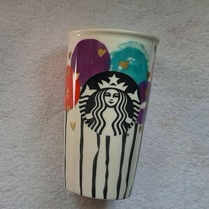 Starbucks Coffee Tumbler 12oz. Porcelain Balloons